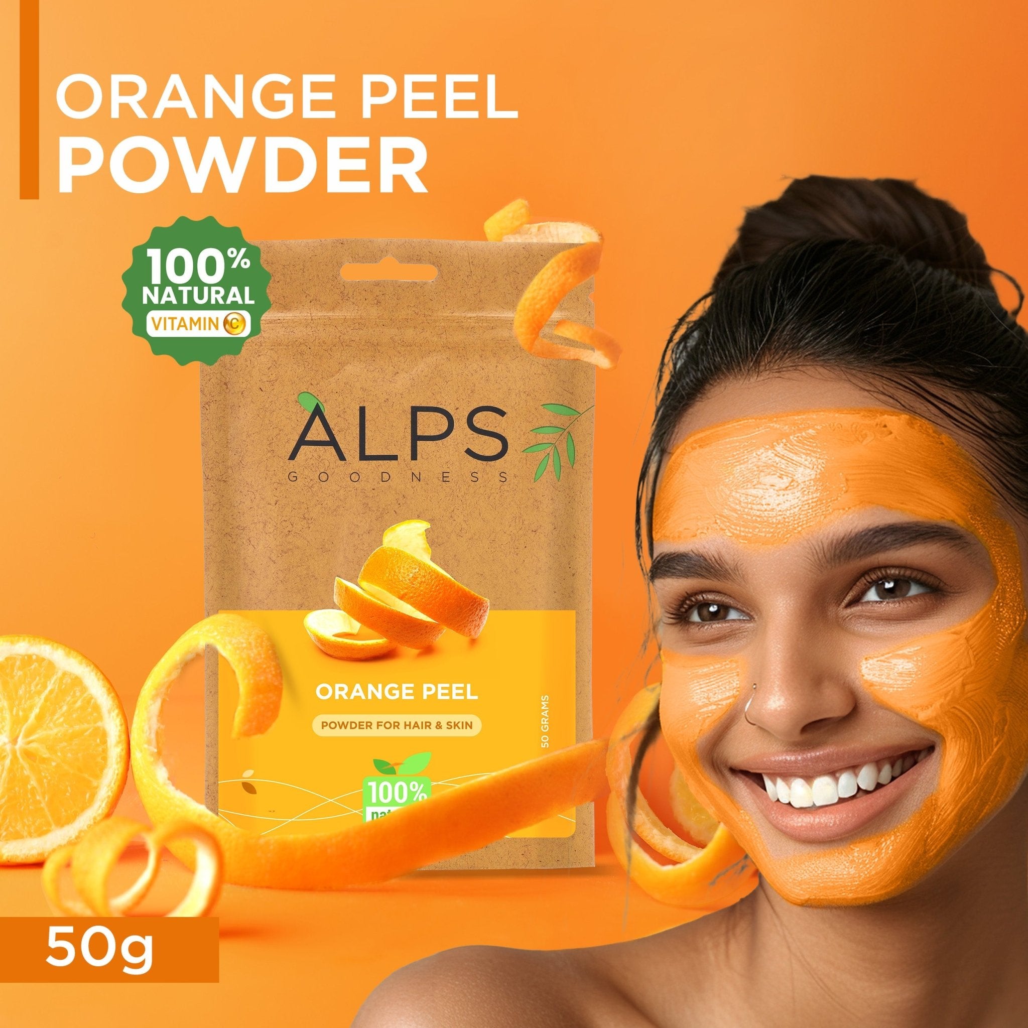 ALPS GOODNESS ORANGE PEEL POWDER FOR HAIR&SKIN 50G