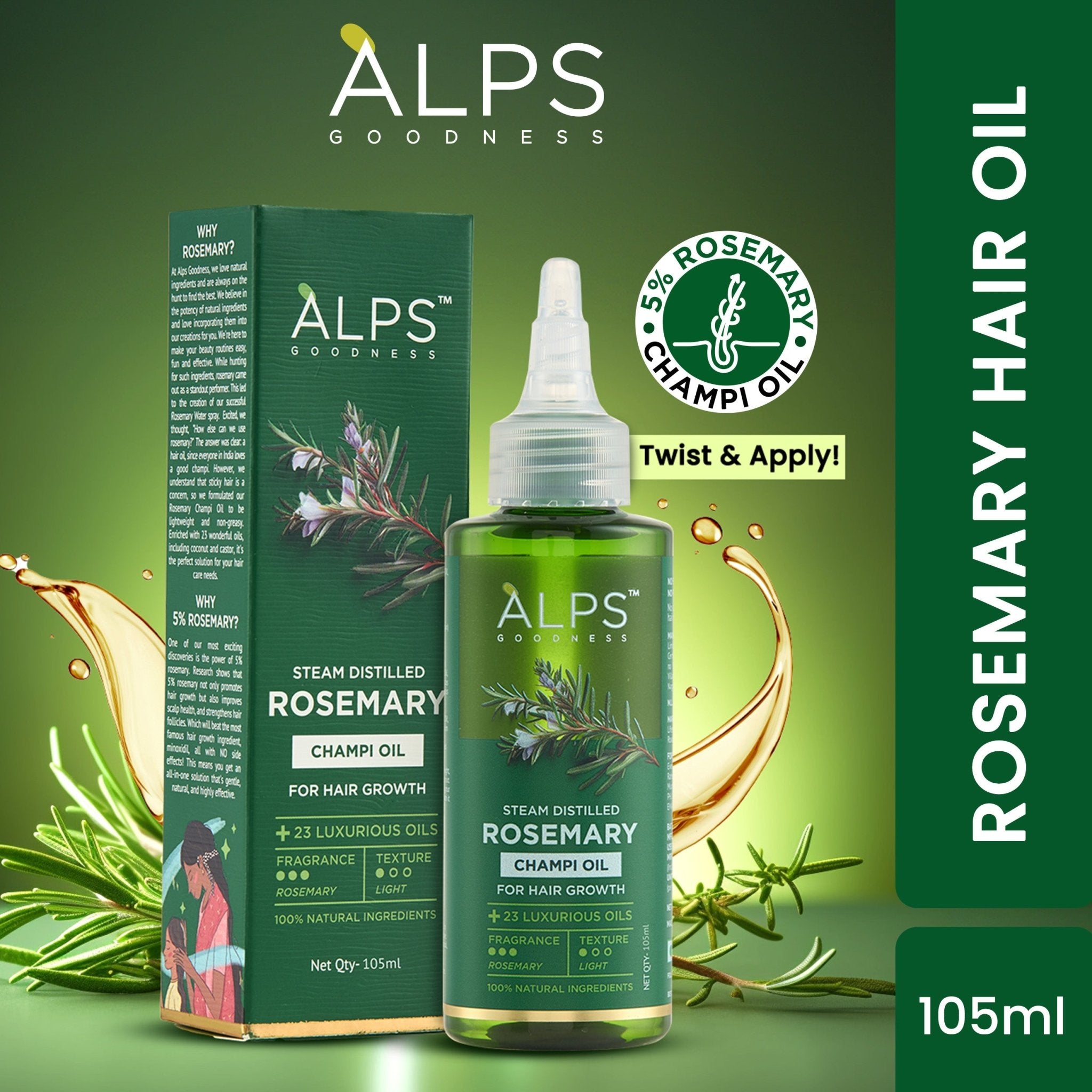 ALPS ROSEMARY CHAMPI OIL