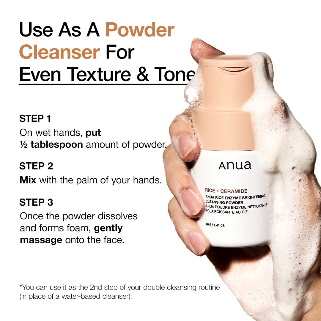 Anua Rice Enzyme Brightening Cleansing Powder Cleanser — photo 4