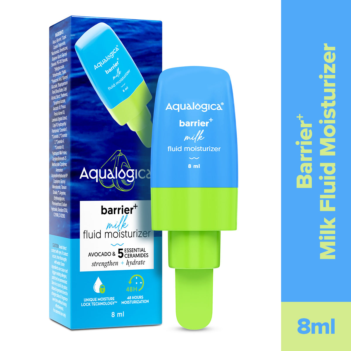 AQUALOGICA BARRIER+ MILK FLUID MOISTUIRIZER 8ML — photo 3