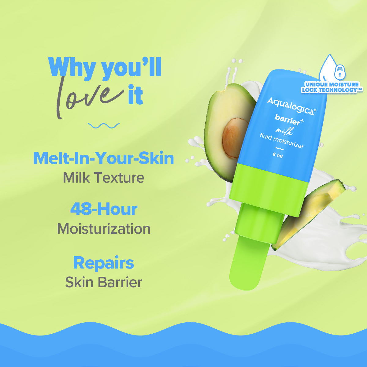 AQUALOGICA BARRIER+ MILK FLUID MOISTUIRIZER 8ML — photo 4