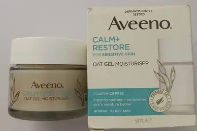 AVEENO CALM+RESTORE OAT GEL MOISTURISER 50ML