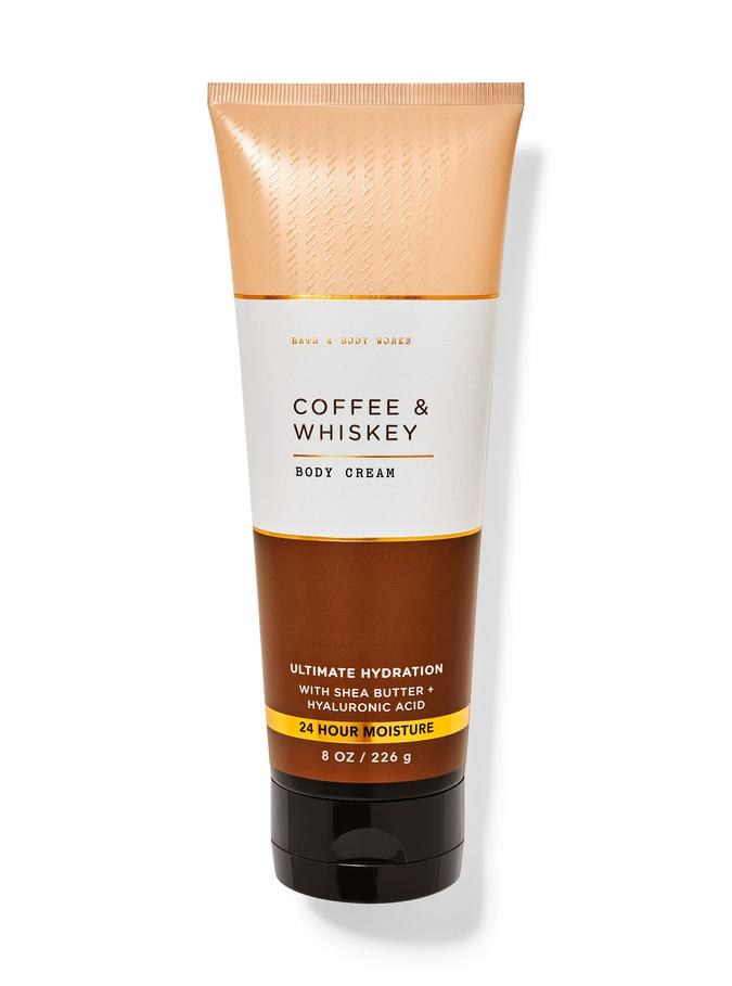 BATH BODY WORKS COFFEE WHISKEY BODY CREAM 226G — COFFEE & WHISKEY