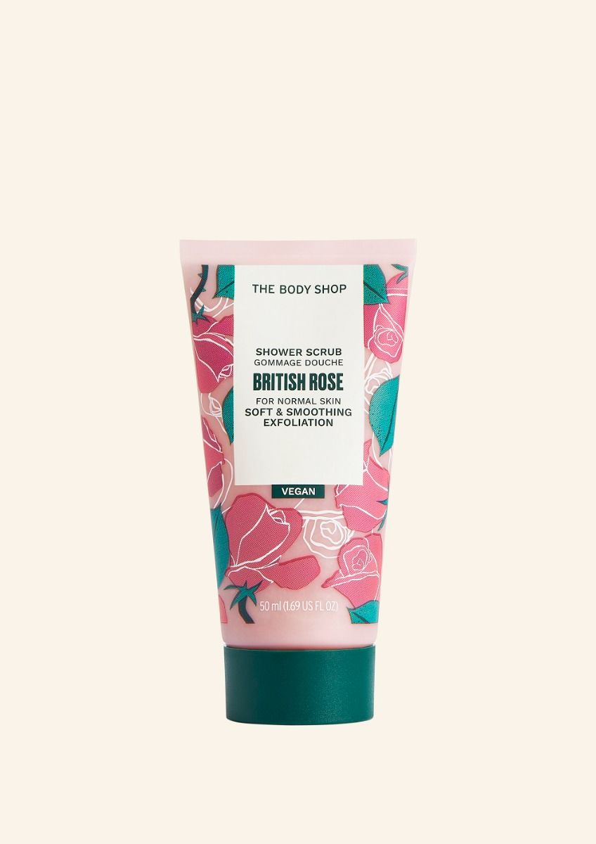 British Rose Shower Scrub
