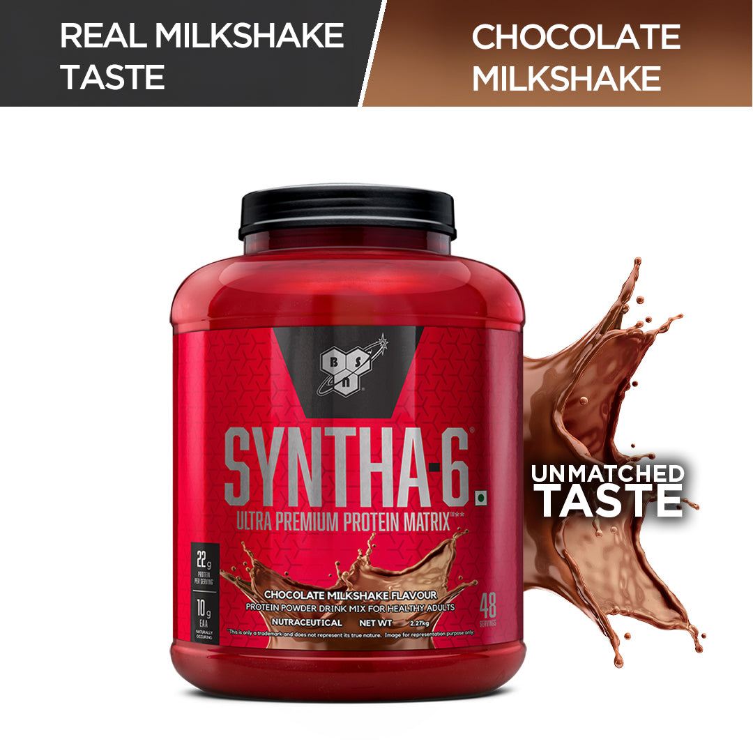 BSN Syntha 6 Protein Powder - 5 lbs, 2.27kg (Chocolate Milkshake), Ultra Premium Protein Matrix (Whey Protein, Micellar Casein), for Muscle Recovery., 5 lbs — photo 3