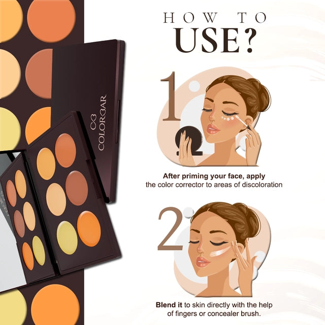 COLORBAR 24HRS WEAR CONCEALER PALETTE 9G — photo 3