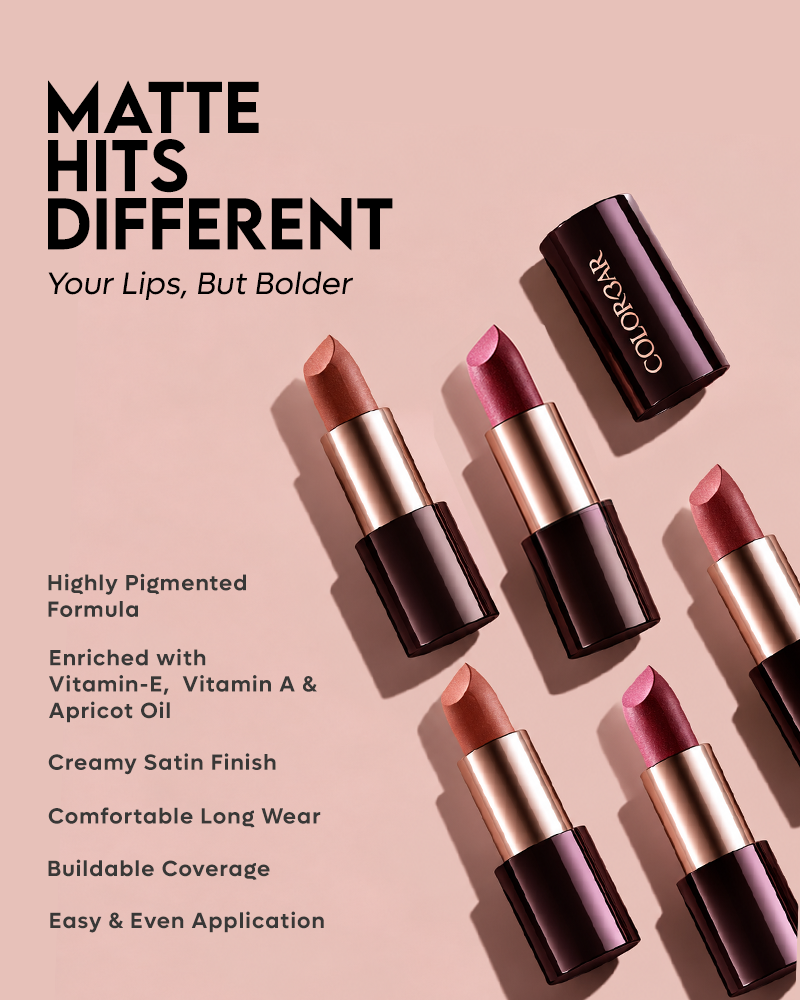 COLORBAR SINFUL MATTE LIPCOLOR 024 — photo 4