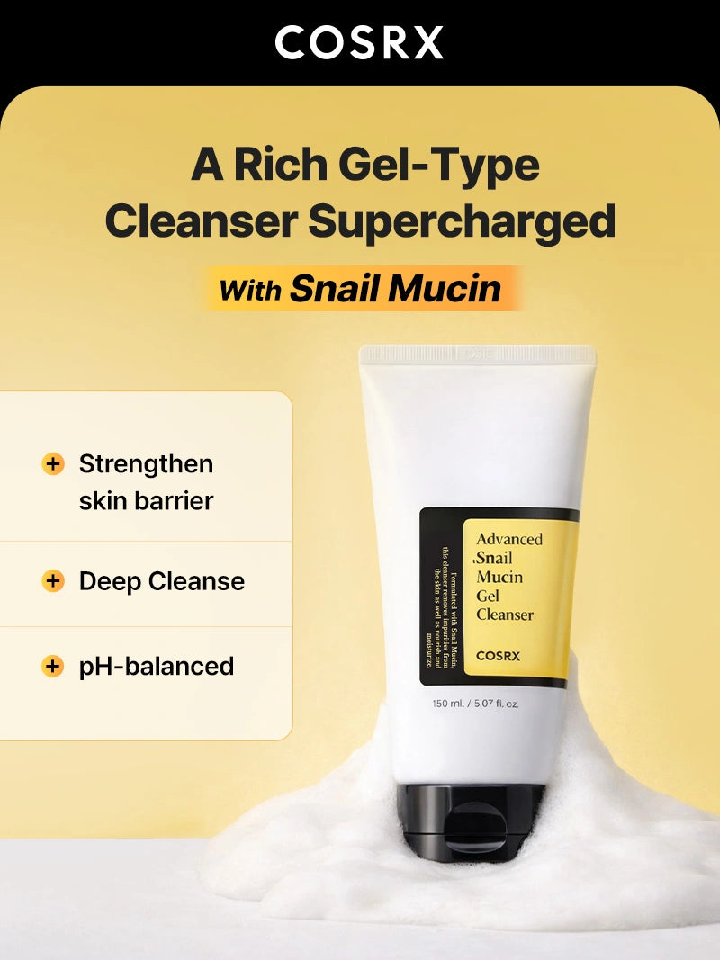 COSRX Advanced Snail Mucin Gel Cleansers 150ml — photo 2