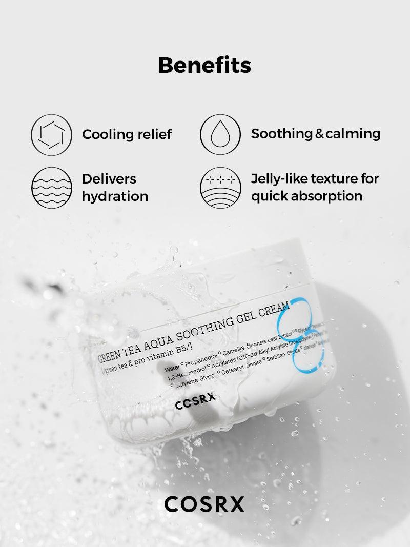 COSRX Hydrium Green Tea Aqua Soothing Gel Cream Moisturizers 50ml — photo 3