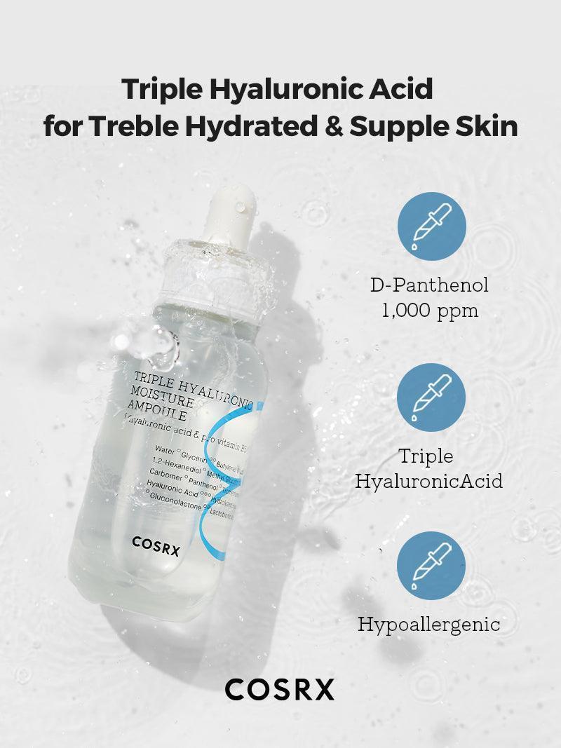 COSRX Hydrium Triple Hyaluronic Moisture Ampoule Serums 40ml — photo 2