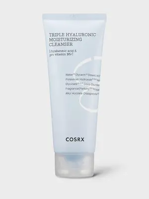 COSRX Hydrium Triple Hyaluronic Moisturizing Cleanser, 5.07 fl.oz / 150ml