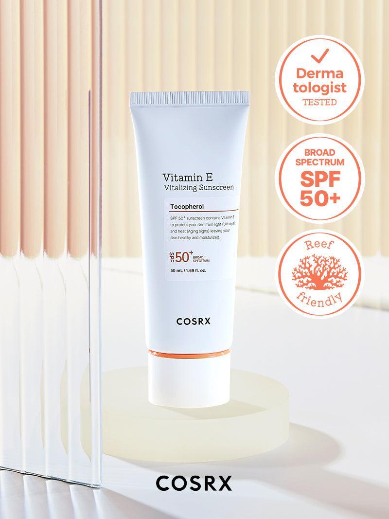 COSRX Vitamin E Vitalizing Sunscreen SPF 50 PA++++ Sun Protection 50ml — photo 2