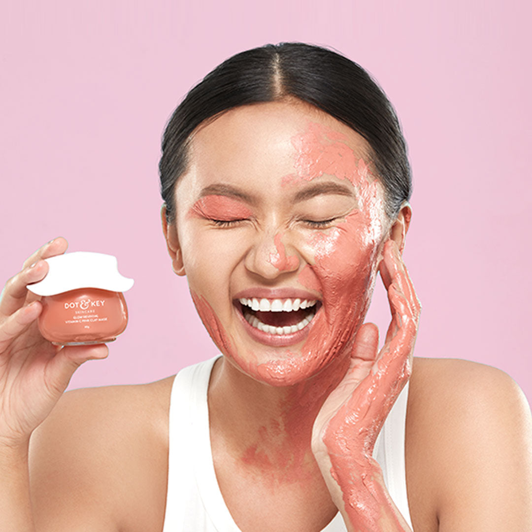 DOT & KEY GLOW REVIVING VITAMIN C PINK CLAY MASK 85GM — photo 3