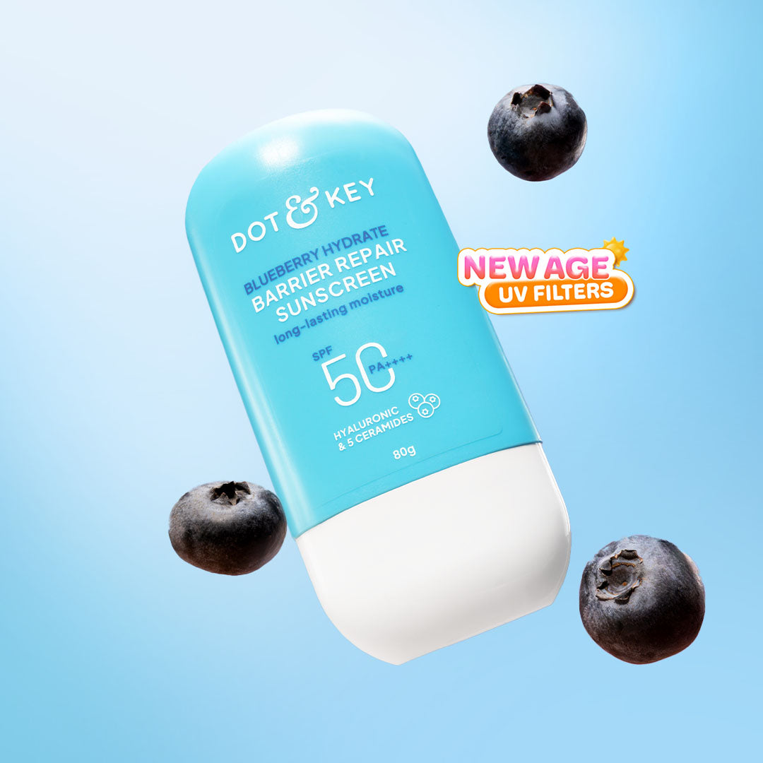 DOT & KEY SKINCARE BLUEBERRY HYDRATE BARRIER REPAIR SUNSCREEN SPF 50+ PA++++