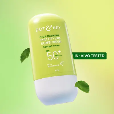 DOT & KEY SKINCARE CICA CALMING MATTIFYING SUNSCREEN LIGHT GEL CREAM SPF 50+ PA++++ 80G