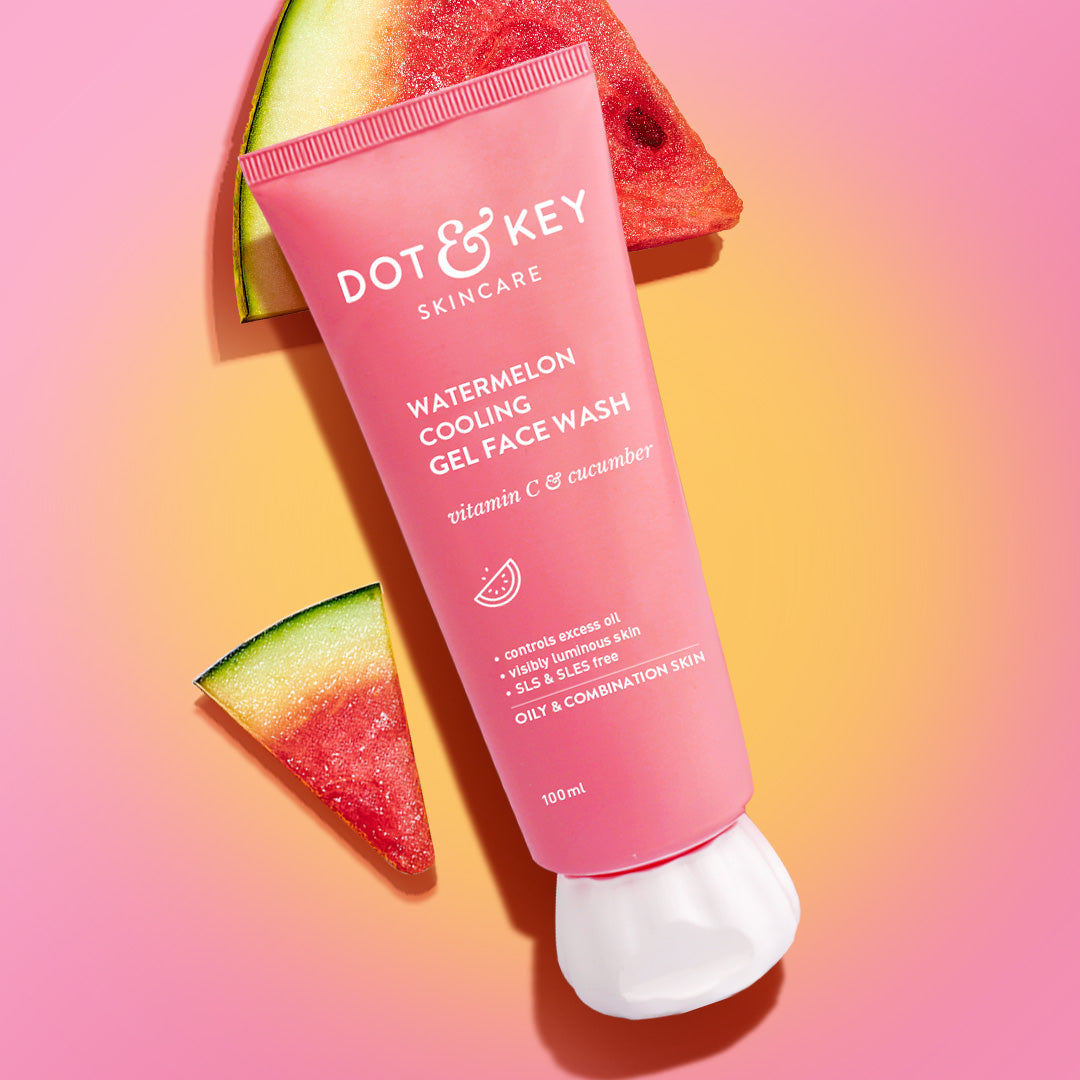 DOT & KEY WATERMELON COOLING GEL FACE WASH VITAMIN C AND CUCUMBER 100ML