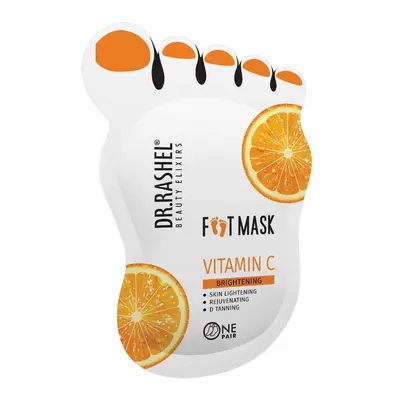 DR.RASHEL BEAUTY ELIXIRS FOOT MASK VITAMIN-C BRIGHTENING 1PAIR 20G