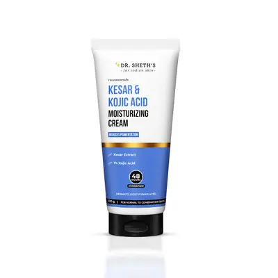 DR.SHETH"S KESAR & KOJIC ACID MOISTURIZING CREAM 100G