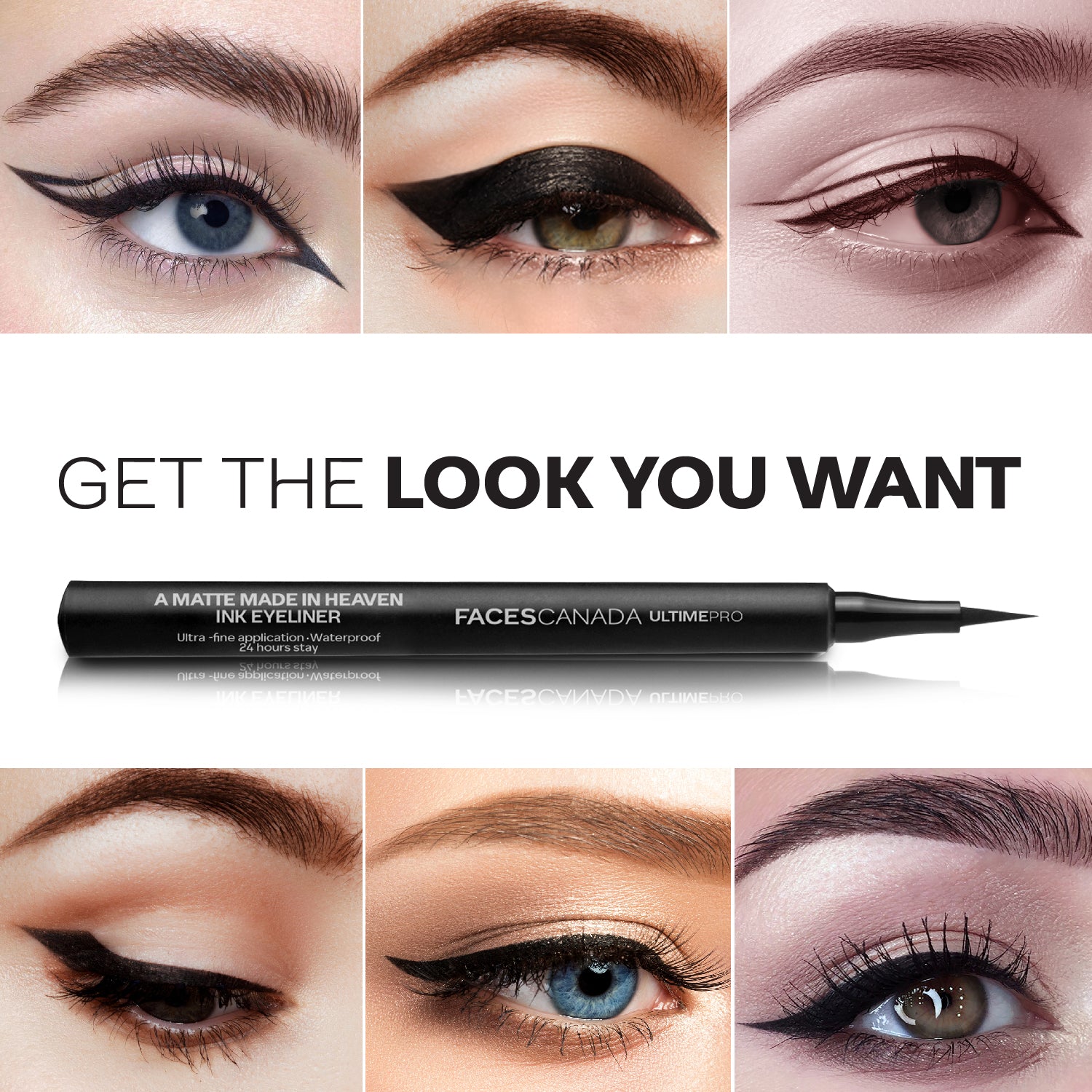 Faces Canada Ultime Pro A Matte Made in Heaven Ink liner Black — photo 4