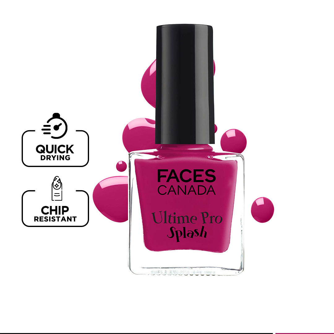 Faces Canada Ultime Pro Splash Nail Enamel, Black Beauty 15