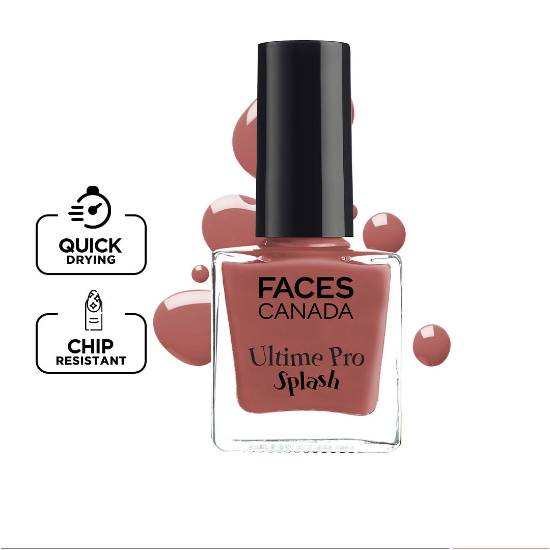 Faces Canada Ultime Pro Splash Nail Enamel, Garnet 109 — photo 2