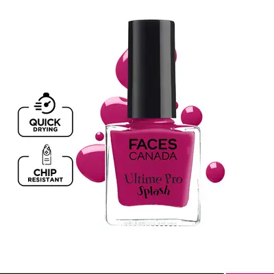 Faces Canada Ultime Pro Splash Nail Enamel, Pink Flemenco 21