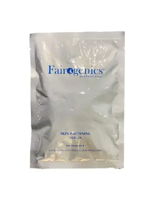 FAIROGENICS PROFESSIONAL SKIN WHITENING SINGLE USE FACIAL KIT