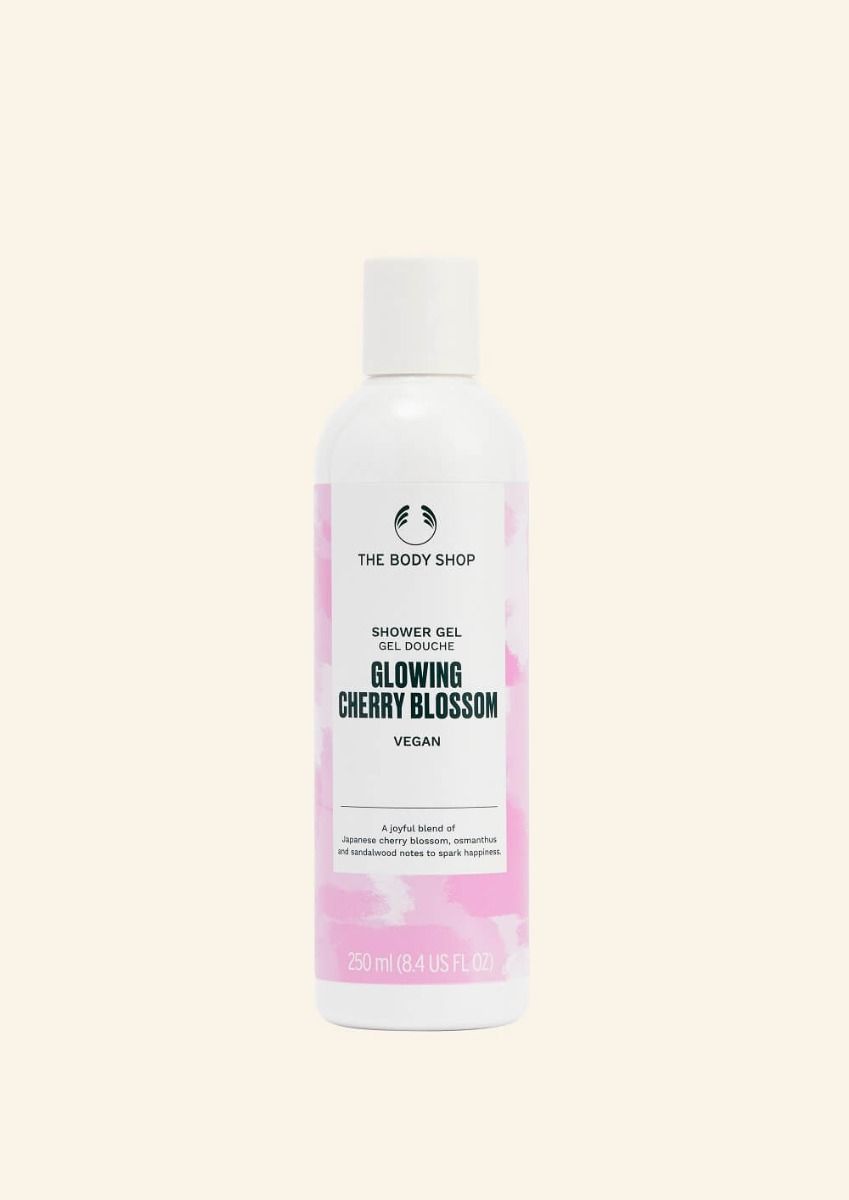 Glowing Cherry Blossom Shower Gel-250ML, The Body Shop