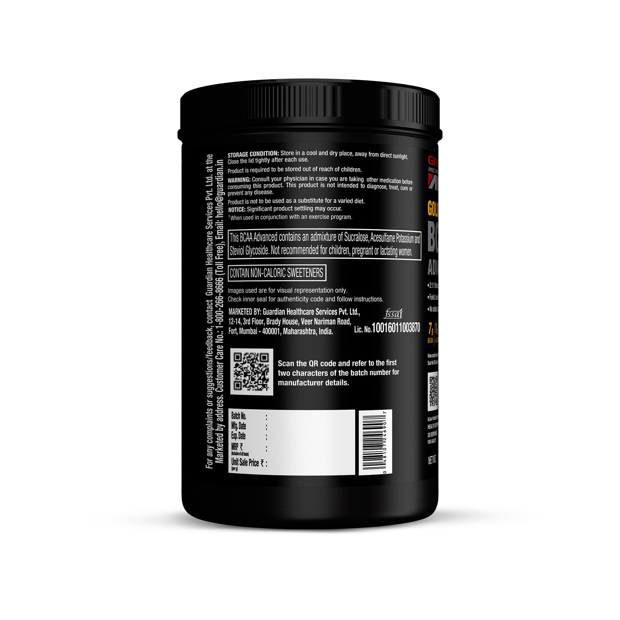 GNC AMP BCAA ADVANCED KIWI STRAWBERRY 400GM — photo 2