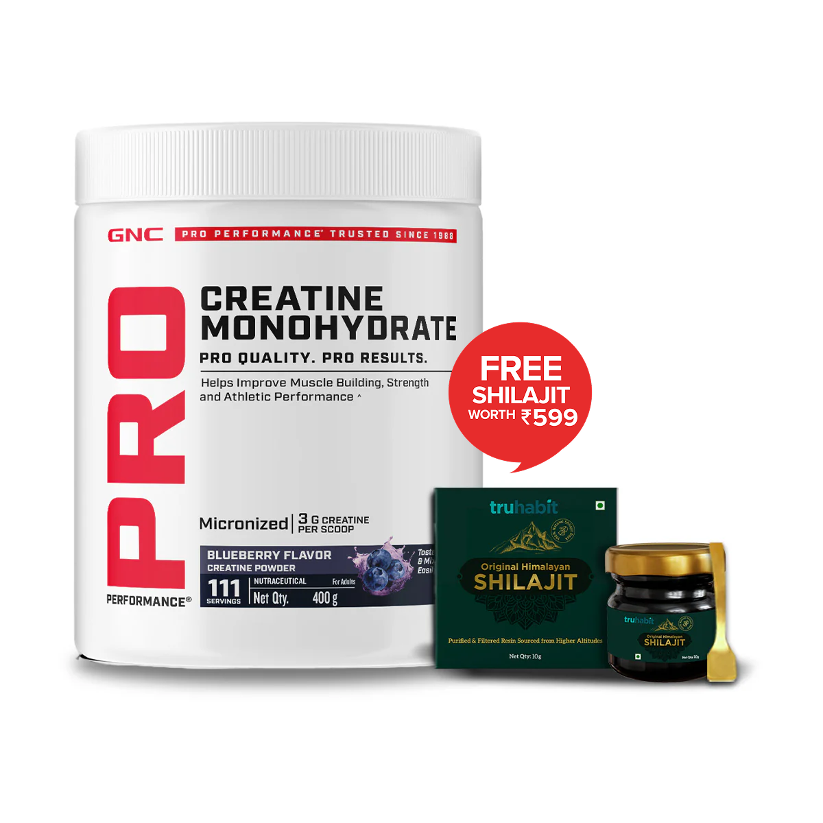 GNC CREATINE MONOHYDRATE POWDER CRANBERRY 100GM — photo 4