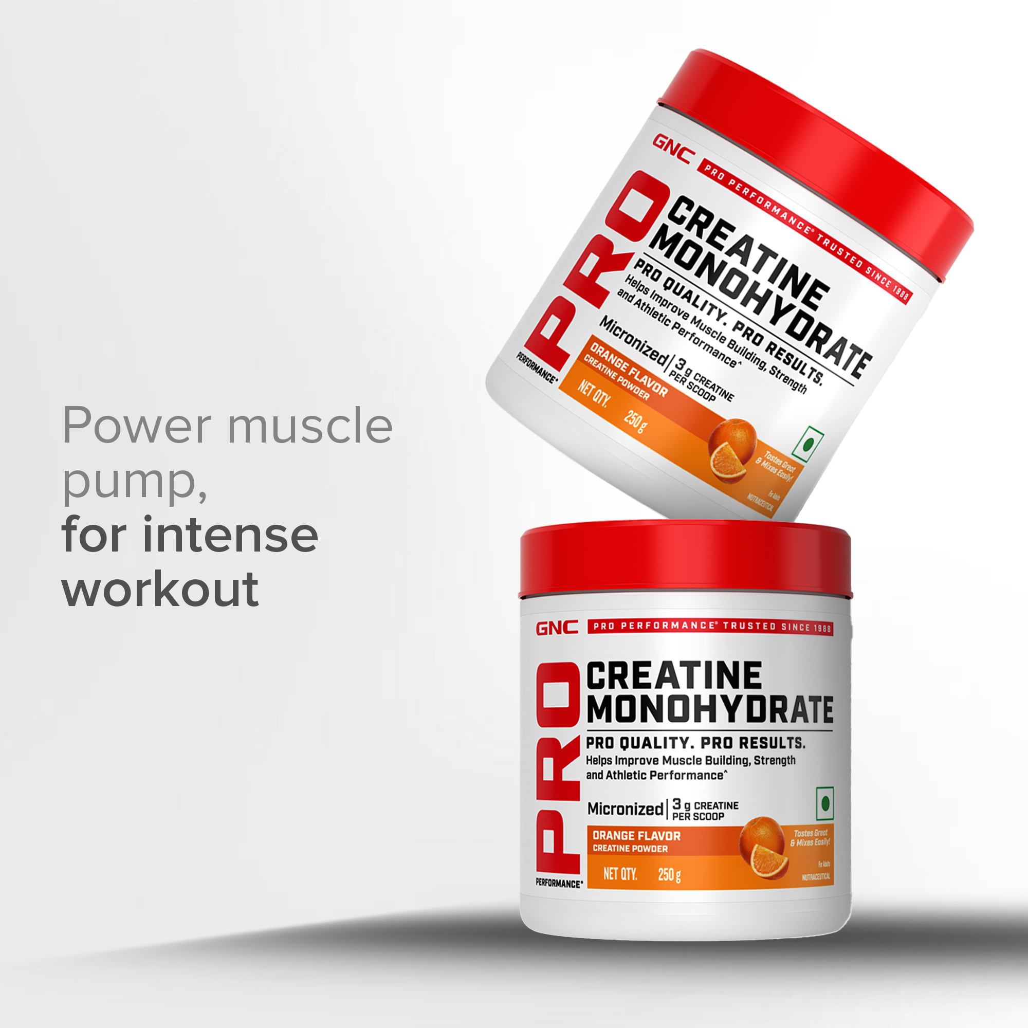 GNC CREATINE MONOHYDRATE POWDER ORANGE 100GM — photo 2