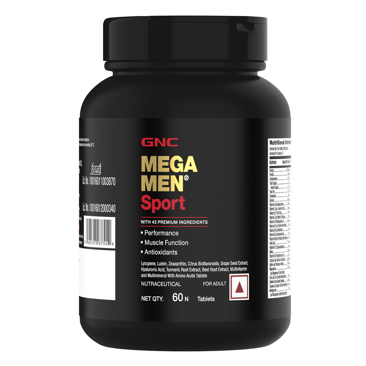 GNC MEGA MEN SPORT 60 TABLETS — photo 2