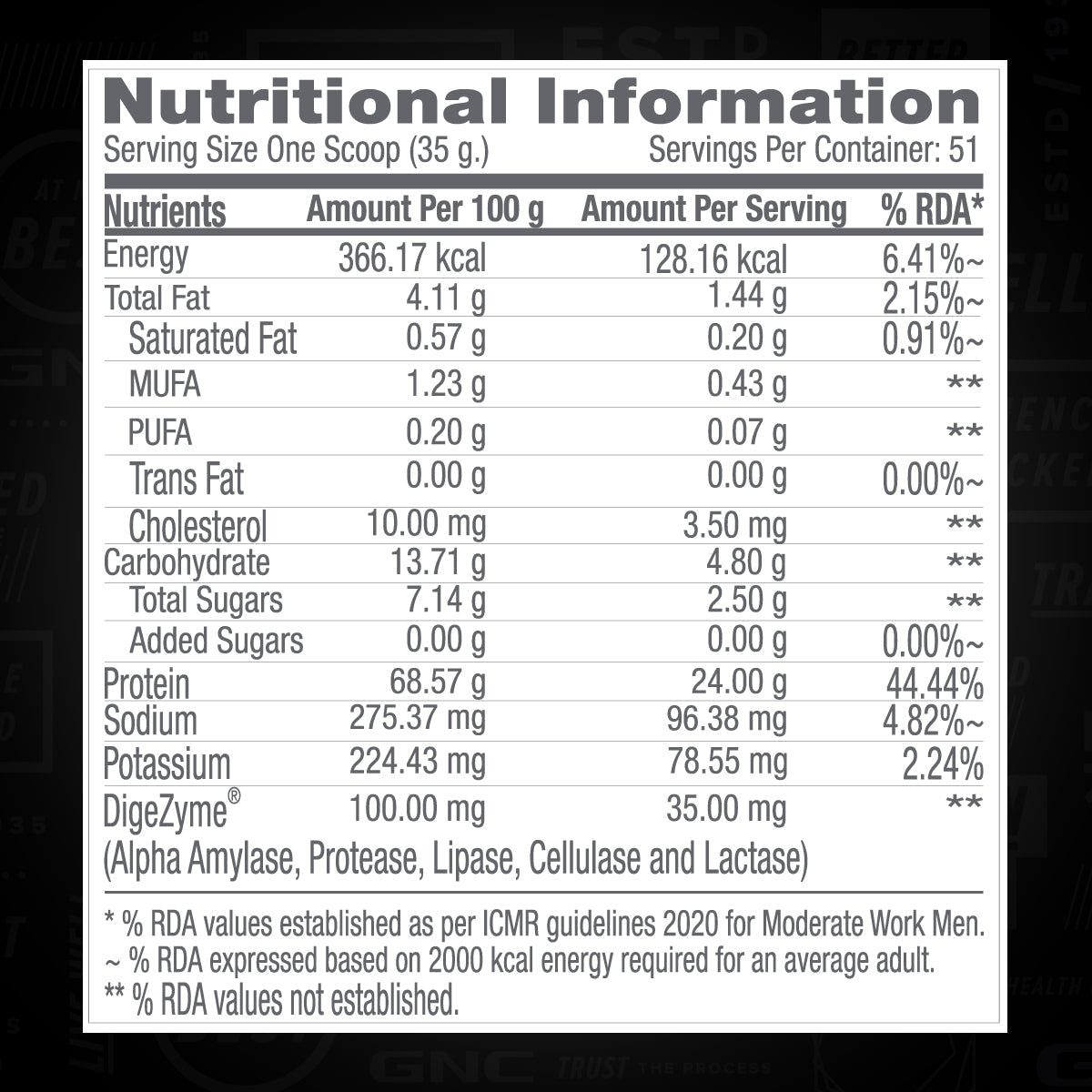 GNC PP 100%WHEY PROTEIN POWDER CHOCOLATE SUPREME 1.81KG — photo 4