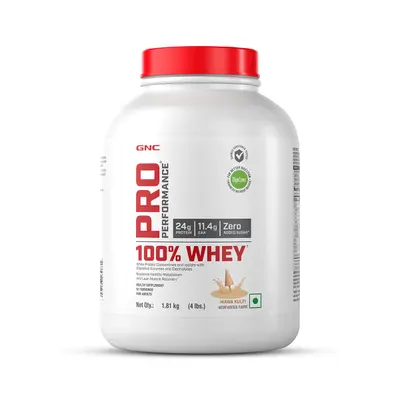 GNC PP 100%WHEY PROTEIN POWDER MAWA KULFI 1.81KG