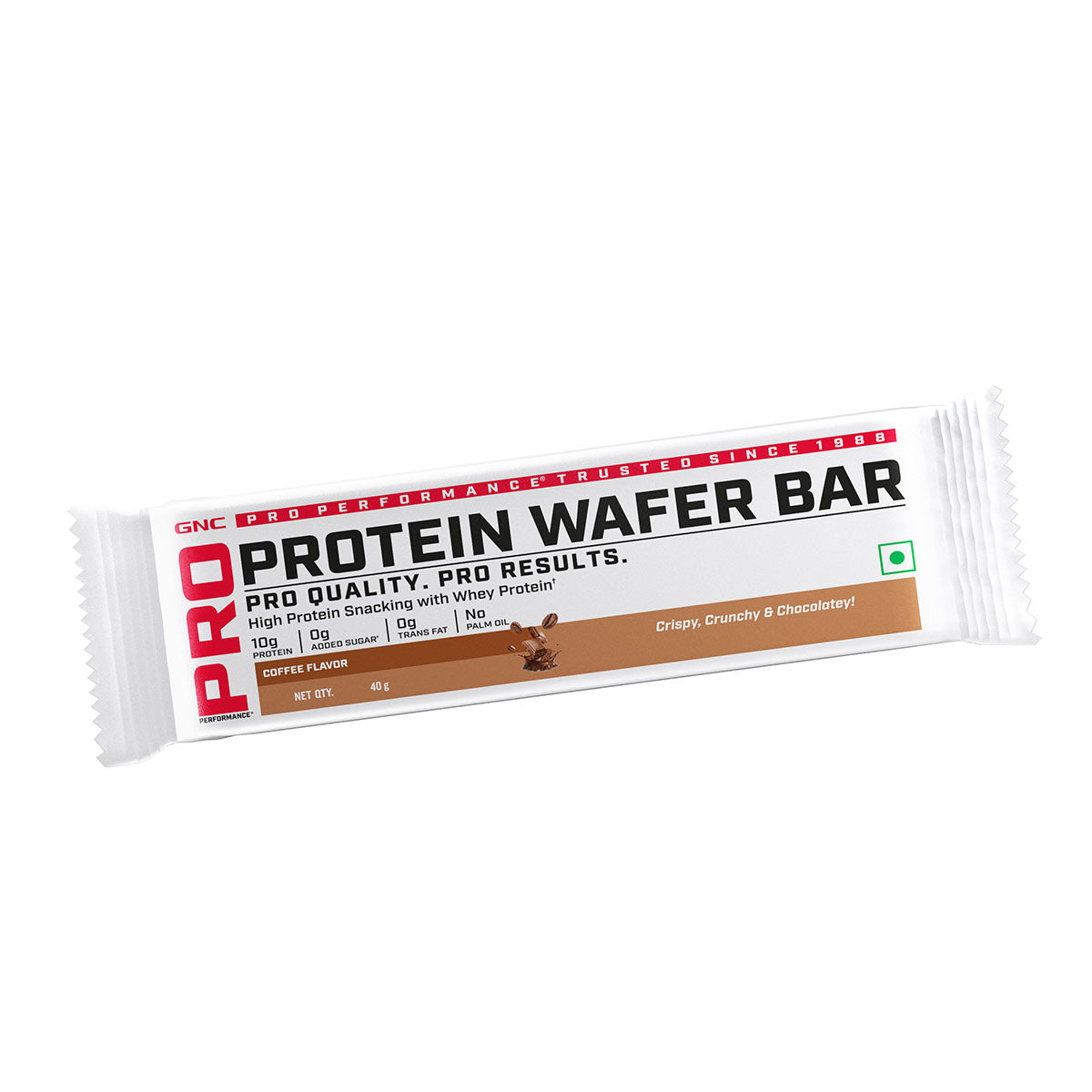 GNC PP PROTEIN WAFER COFFEE BAR 40G