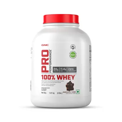 GNC PRO PERFORMANCE 100%WHEY CHOCOLATE FUDGE 1.81KG