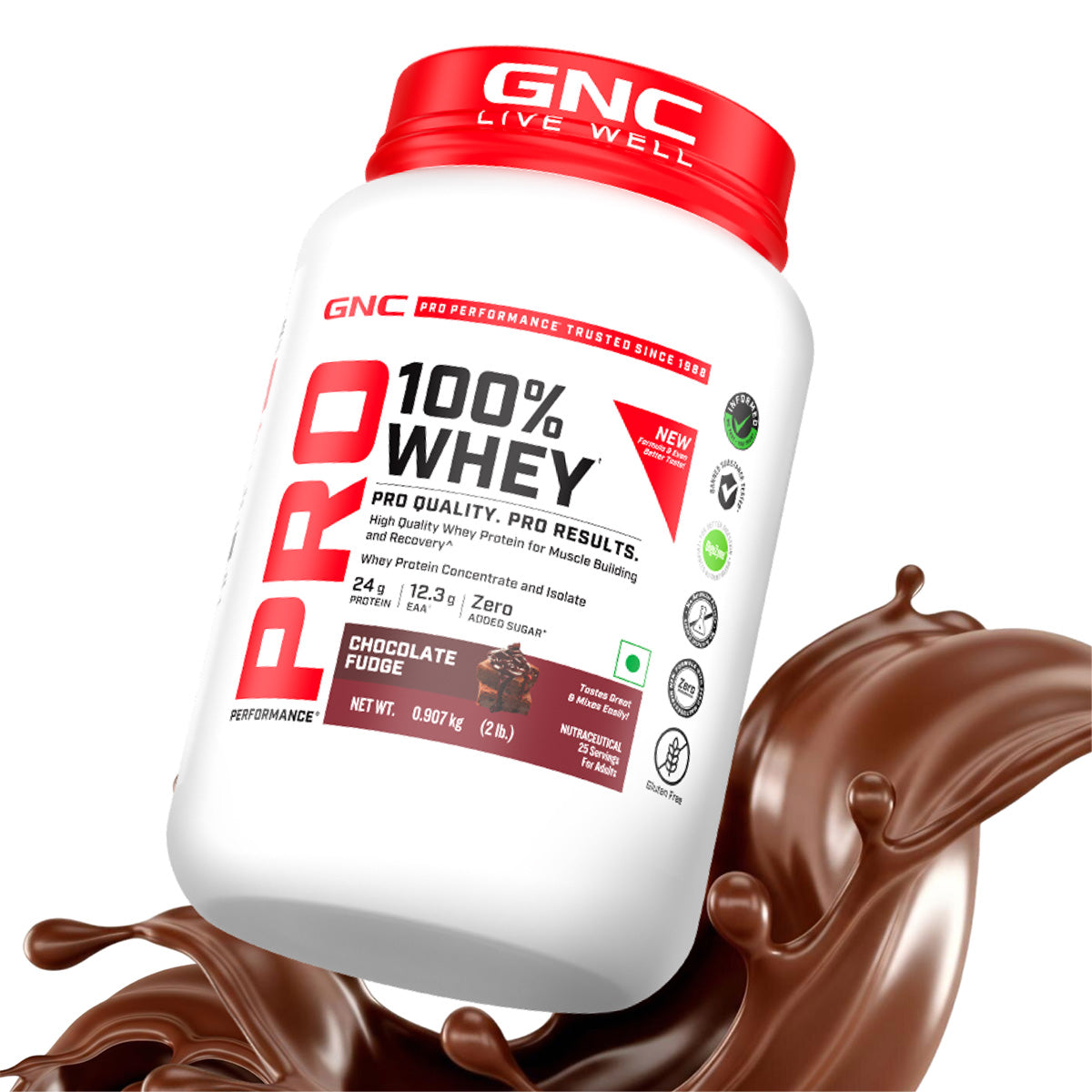 GNC PRO PERFORMANCE 100%WHEY CREAMY STRAWBERRY 1.81KG — photo 3