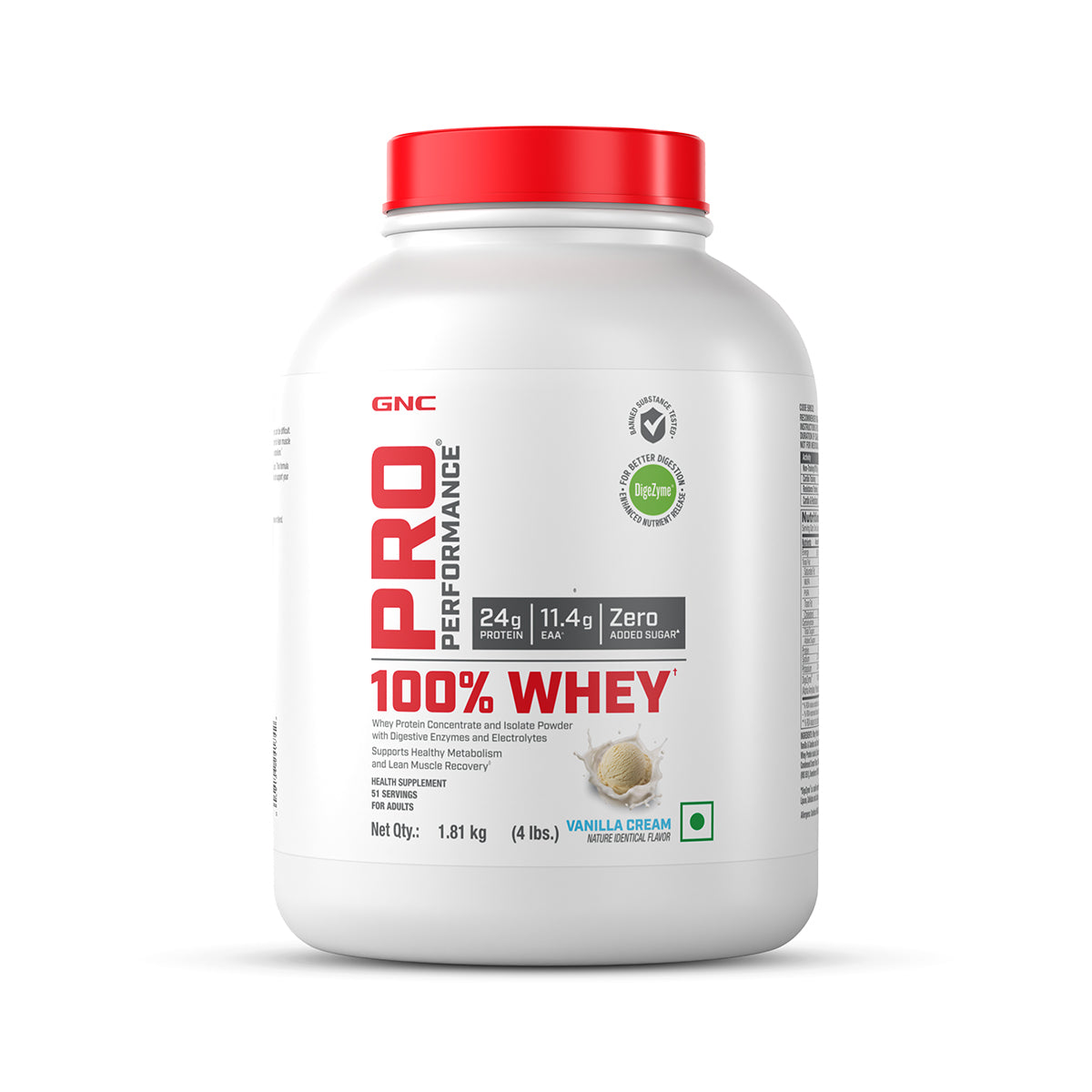 GNC PRO PERFORMANCE 100% WHEY PROTEIN, COOKIES & CREAM 1.81KG — photo 4