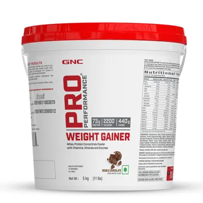 GNC PRO PERFORMANCE WEIGHT GAINER DOUBLE CHOCOLATE 5KG