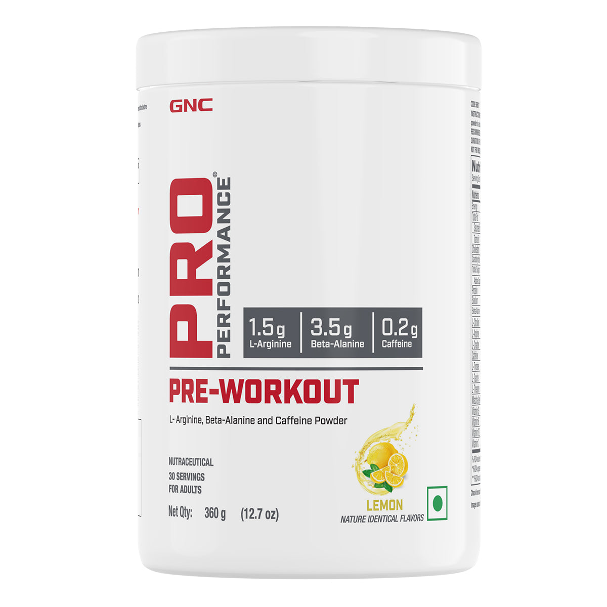 GNC PRO PRE- WORKOUT BLUE RASPBERRY 360GM — photo 5