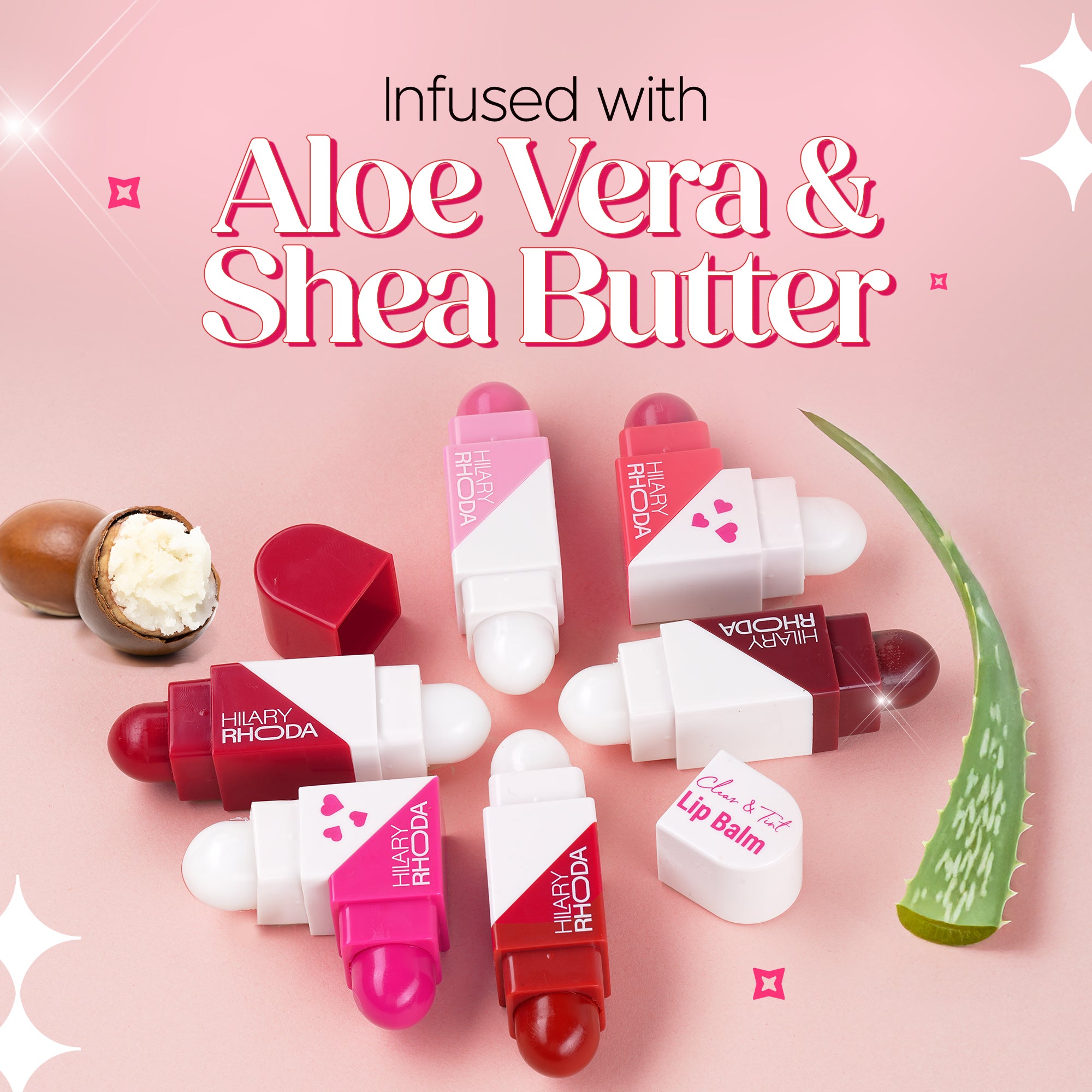 Hilary Rhoda Clear & Tint Lip Balm, Barbie Pink Love 04 — photo 4