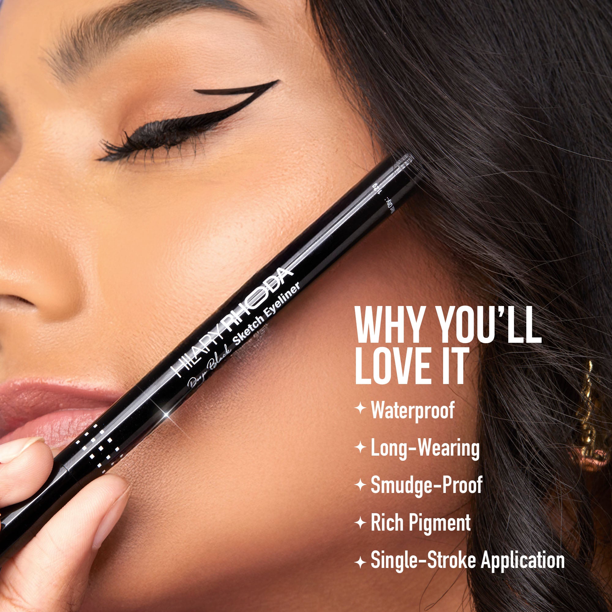 Hilary Rhoda Deep Black Sketch Eyeliner — photo 4