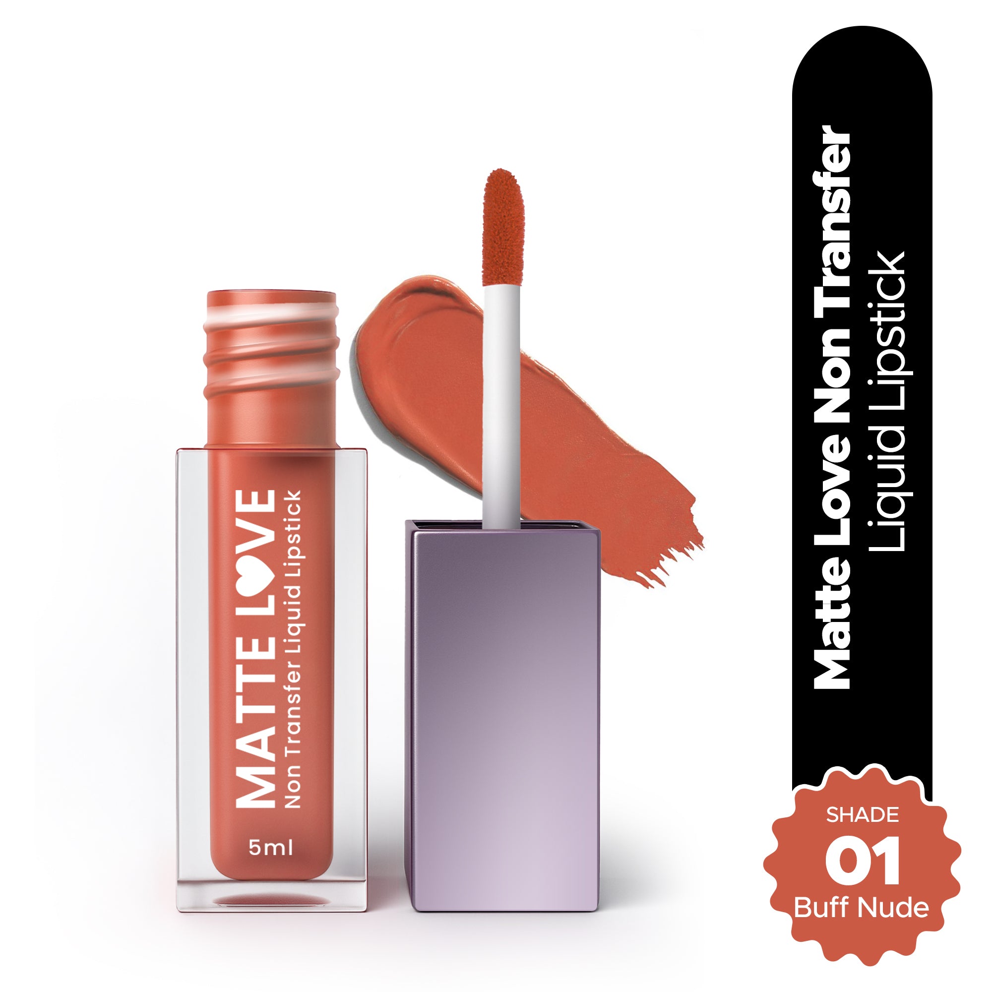 Hilary Rhoda Matte Love Non Transfer Liquid Lipstick, Purple Forever 16 — photo 2