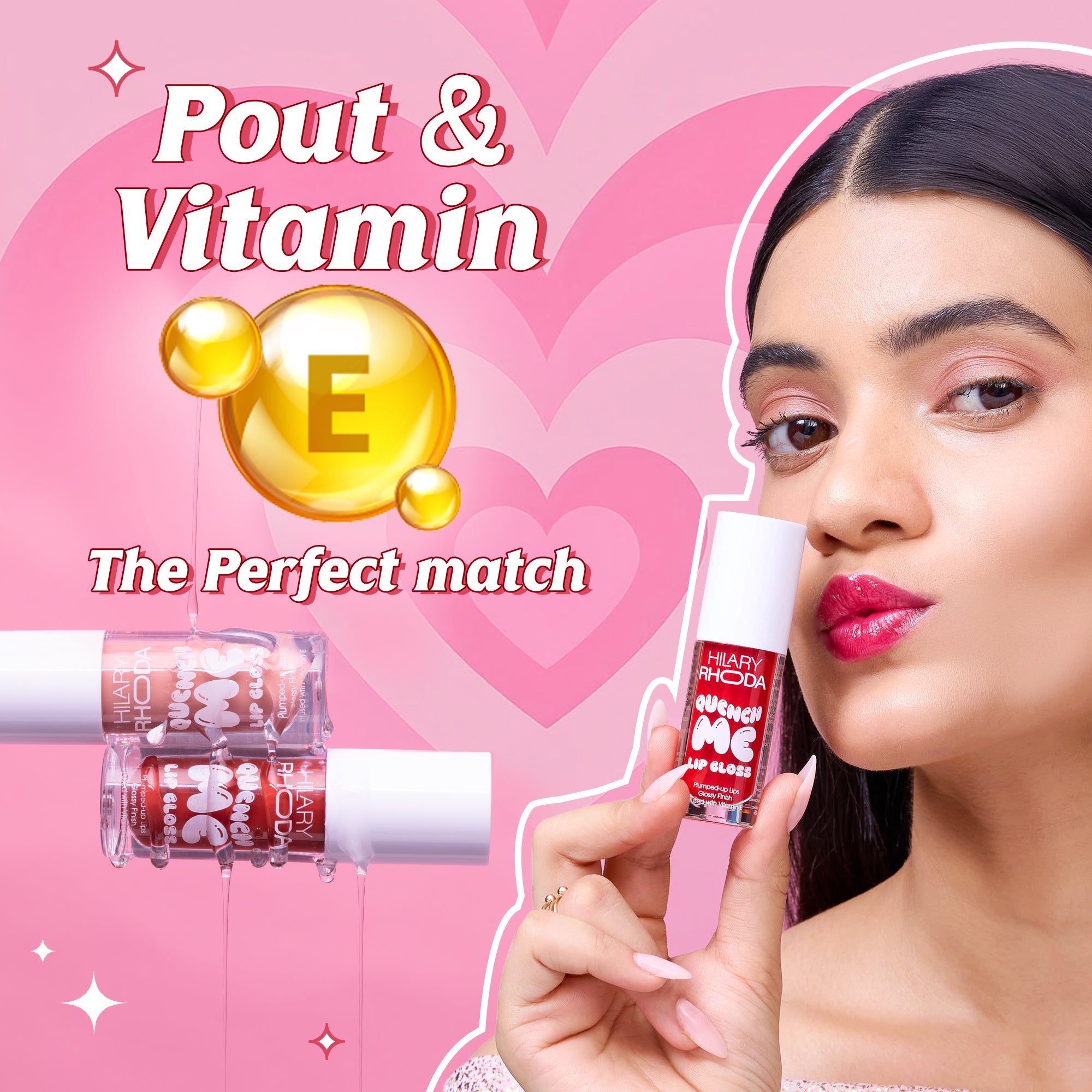 Hilary Rhoda Quench Me Lip Gloss, Candy Sparkle 02 — photo 4