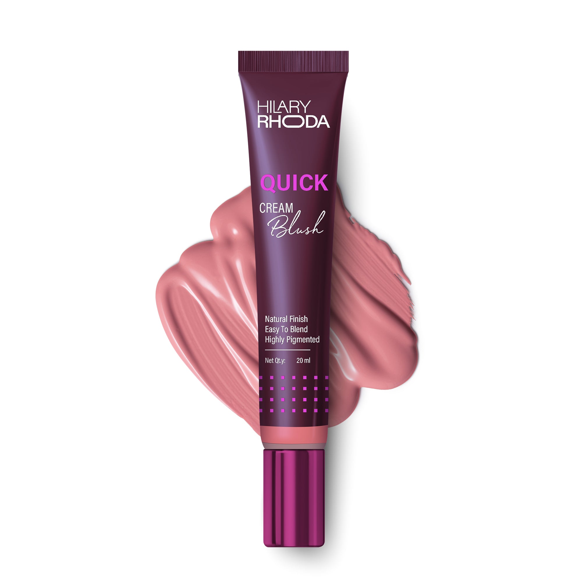 Hilary Rhoda Quick Cream Blush, Mauve Madness 03