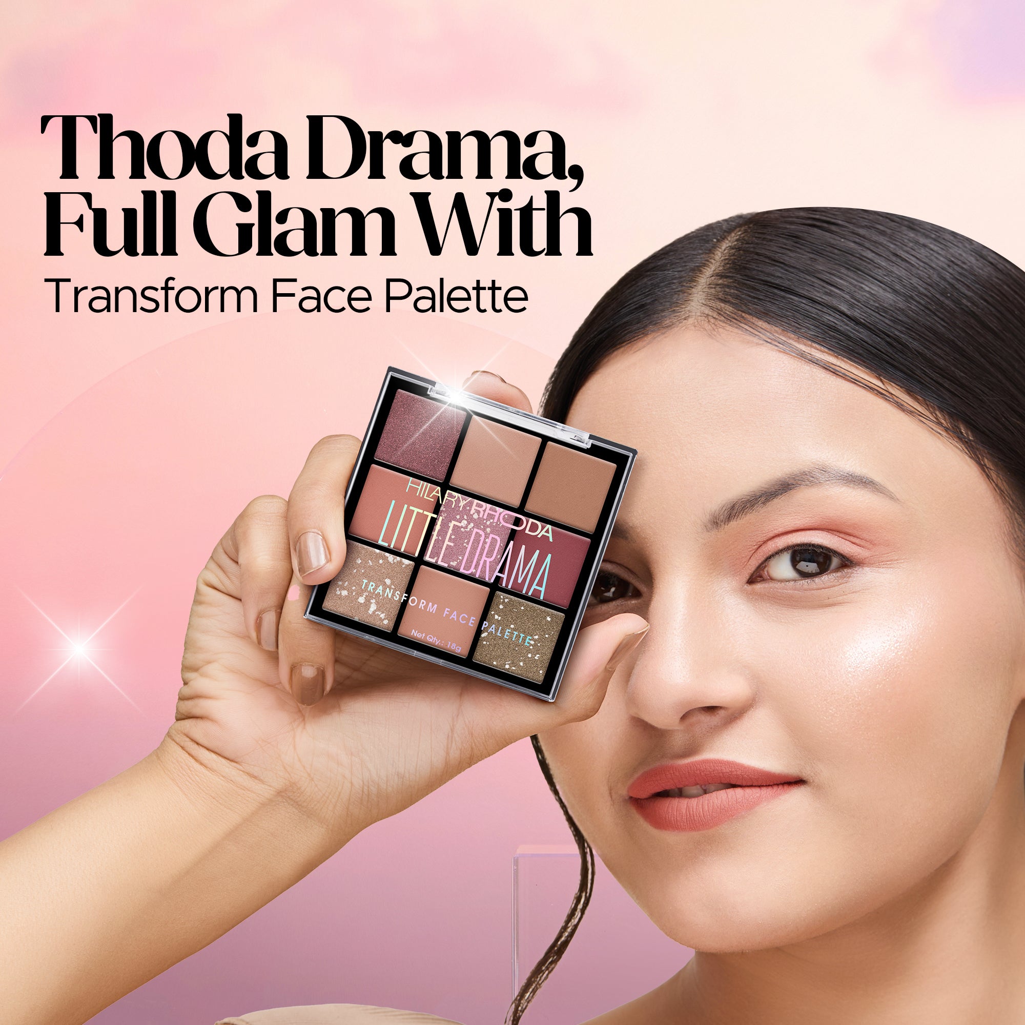 Hilary Rhoda Transform Face Palette, Soft Glam 01 — photo 4