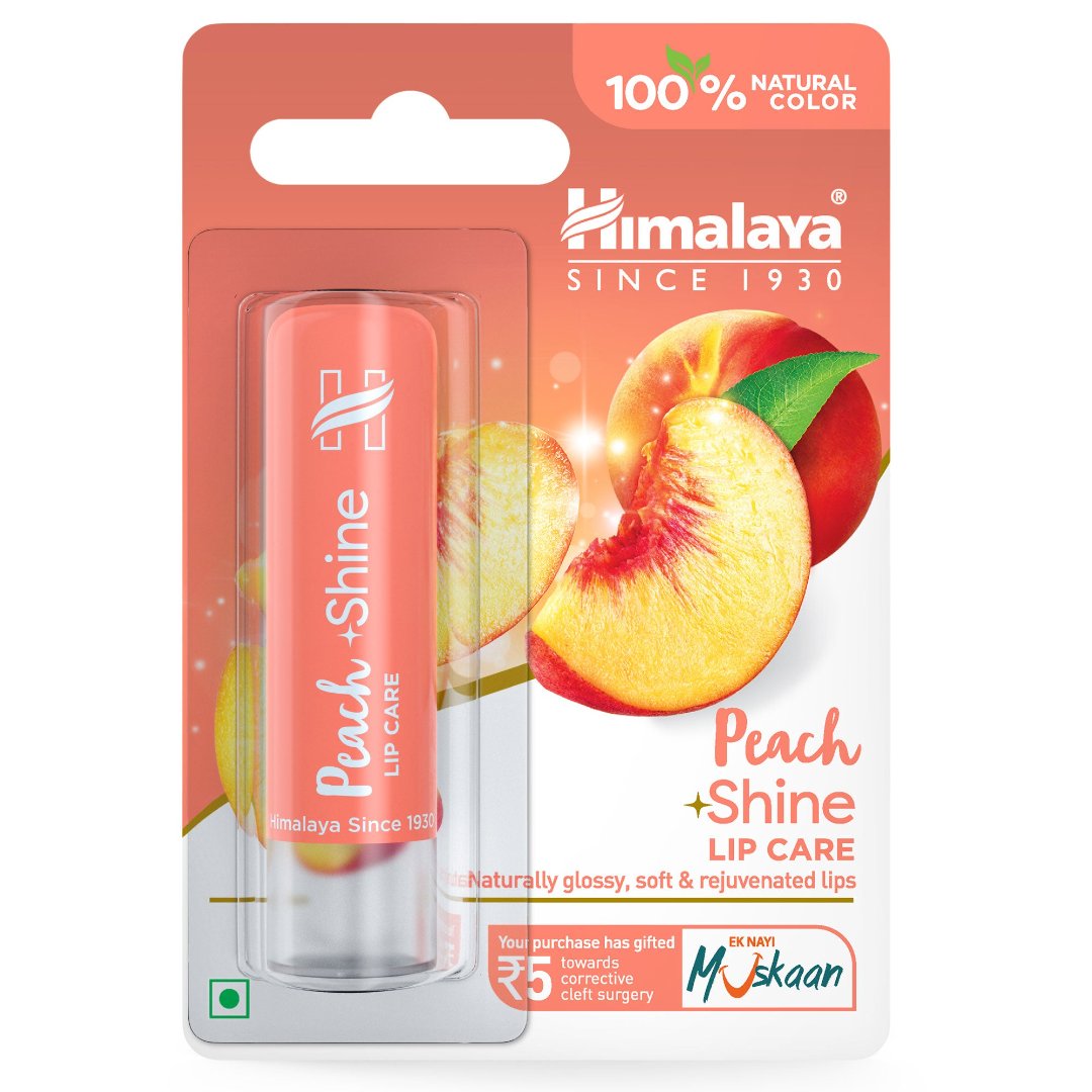 HIMALAYA PEACH SHINE LIP CARE 4.5G