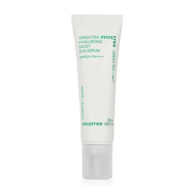 INNISFREE GREEN TEA HYALURONIC MOIST SUN SERUM SPF50+PA++++ 50ML