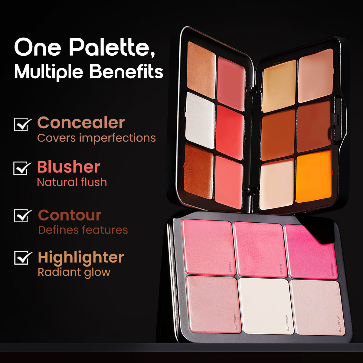 Insight Cosmetics 4 in 1 Face Palette — photo 3