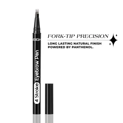 Insight Cosmetics 4 Stroke Eyebrow Pen, Black